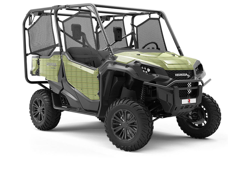 Horizontal Pickle Wood Plank Utility Vehicle Vinyl Wrap