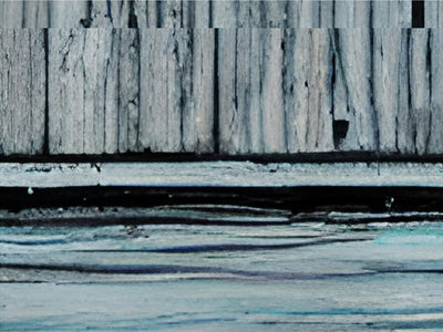 Horizontal Supports Wood Plank Vinyl Wrap Pattern~Rwraps Series 914 Digitally Printed Vinyl Wrap~0