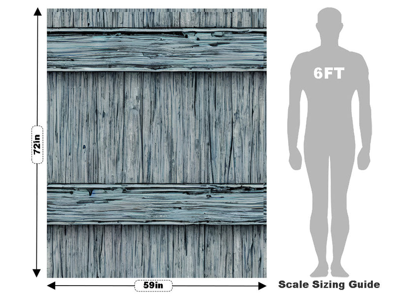 Horizontal Supports Wood Plank Vehicle Wrap Scale~Rwraps Series 914 Horizontal Supports Wood Plank Measurements~2