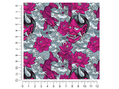 horrible hannya halloween 1ft x 1ft Craft Sheets