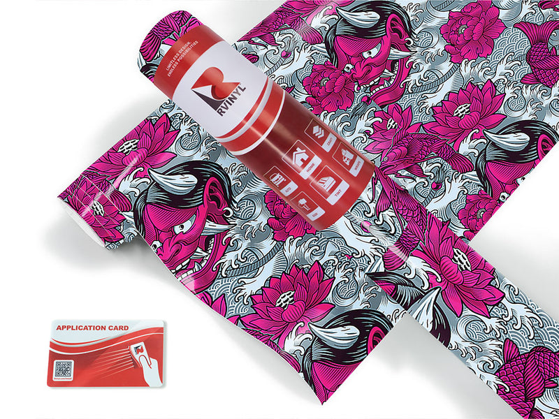 horrible hannya halloween Craft Vinyl Roll