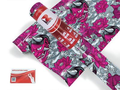 horrible hannya halloween Craft Vinyl Roll