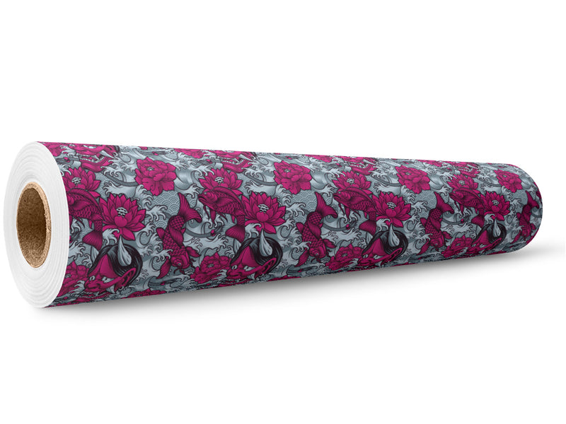 Horrible Hannya Halloween Wrap Film Wholesale Roll~Rwraps Series 914 Digitally Printed Vinyl Roll~5