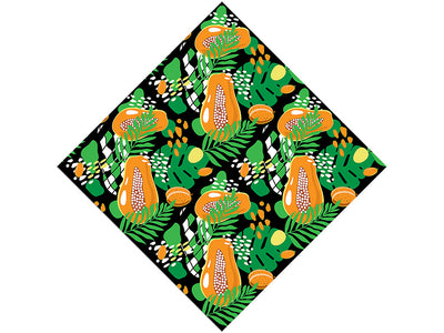 Hortus Gold Fruit Vinyl Wrap Pattern