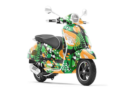 Hortus Gold Fruit Vespa Scooter Wrap Film