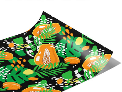 Hortus Gold Fruit Vinyl Wraps~Rwraps Series 914 Digitally Printed Vinyl Wrap~0
