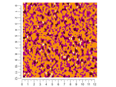 hot lava pixel 1ft x 1ft Craft Sheets