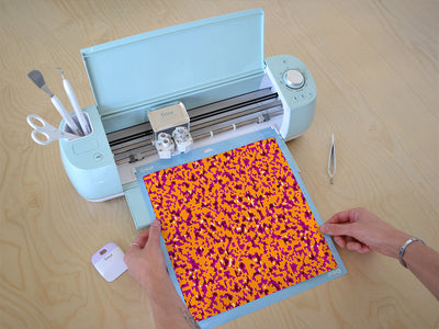 hot lava pixel Cricut Compatible Vinyl
