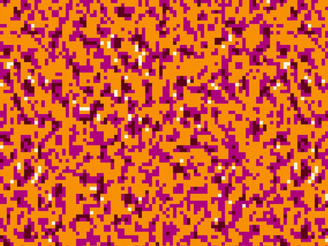 Hot Lava Pixel Vinyl Wrap Pattern~Rwraps Series 914 Digitally Printed Vinyl Wrap~0