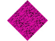 Hot Magenta Mosaic Vinyl Wrap Pattern
