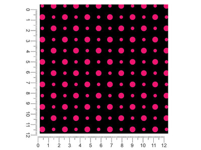hot pink polka dot 1ft x 1ft Craft Sheets