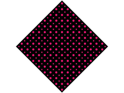 Hot Pink Polka Dot Vinyl Wrap Pattern