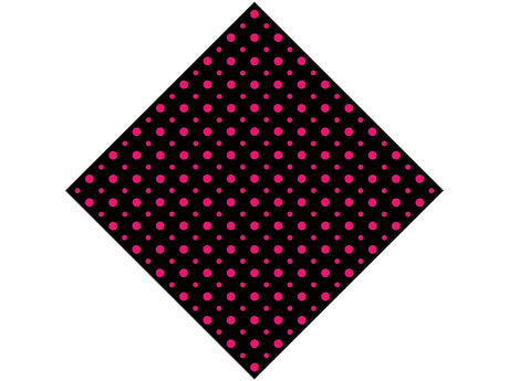 Hot Pink Polka Dot Vinyl Wrap Pattern