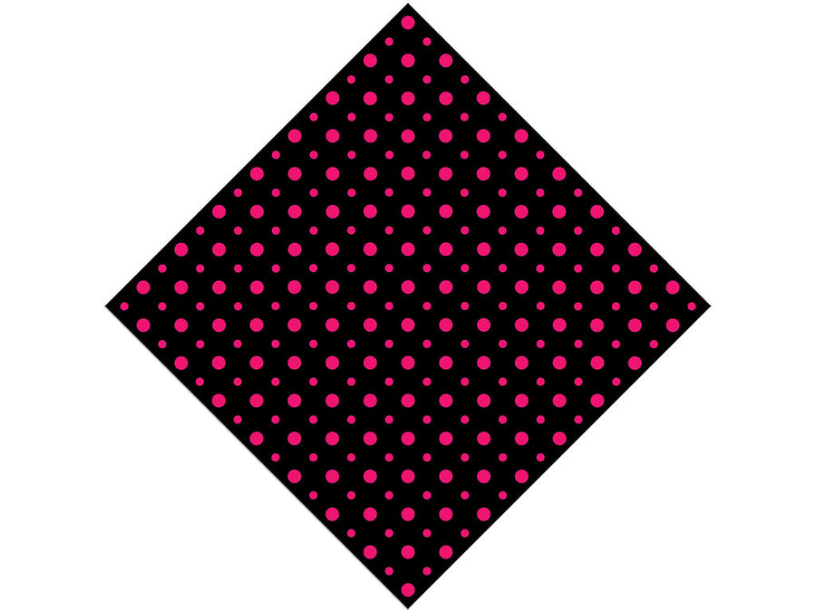 Hot Pink Polka Dot Vinyl Wrap Pattern