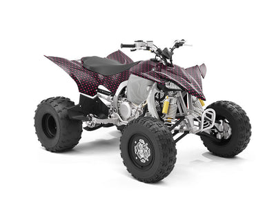 Hot Pink Polka Dot ATV Wrapping Vinyl