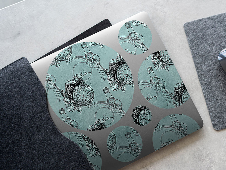 hourly measurements steampunk DIY Laptop Stickers