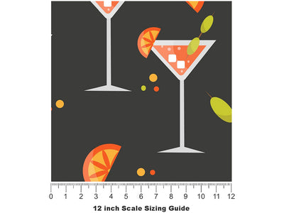 How Cosmopolitan Alcohol Vinyl Film Pattern Size 12 inch Scale~Rwraps How Cosmopolitan Alcohol Sizing Chart~2