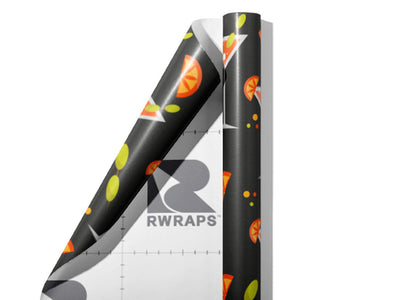 How Cosmopolitan Alcohol Wrap Film Sheets~Rwraps Series 914 How Cosmopolitan Alcohol Scrolled Sheet~3