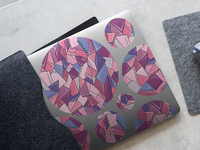 how mauvelous mosaic DIY Laptop Stickers