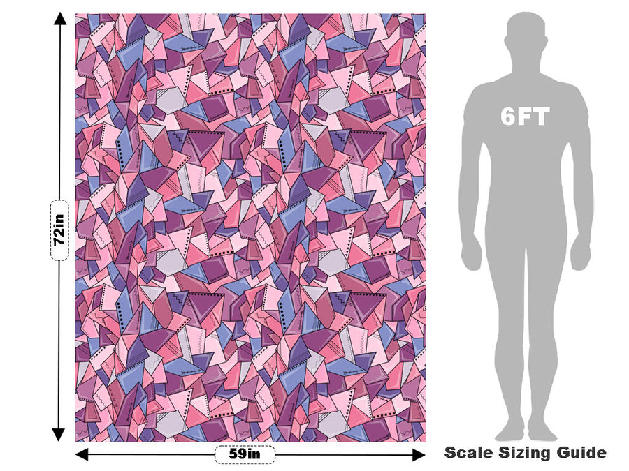 How Mauvelous Mosaic Vehicle Wrap Scale~Rwraps Series 914 How Mauvelous Mosaic Measurements~1