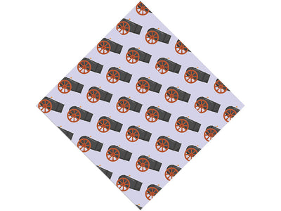 Human Cannonball Circus Vinyl Wrap Pattern