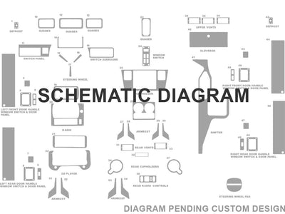 hummer custom Dash Kit Diagram