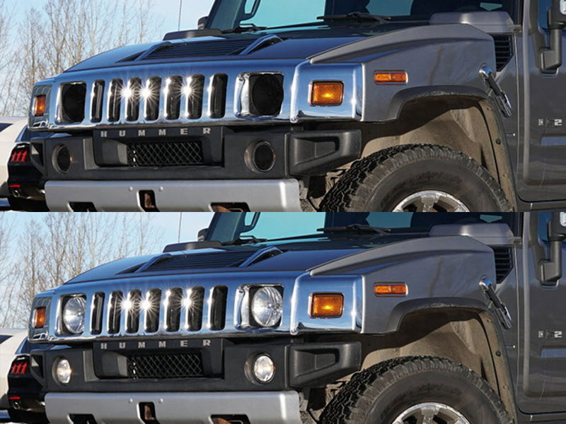 hummer h2 2003-2009 Headlight Tint Appearance