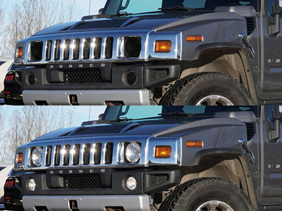 hummer h2 2003-2009 Headlight Tint Appearance