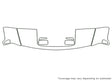 h3 3M Clear Bra Hood Precut PPF Diagram