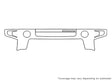 h3 Avery Dennison Clear Bra Bumper Precut PPF Diagram
