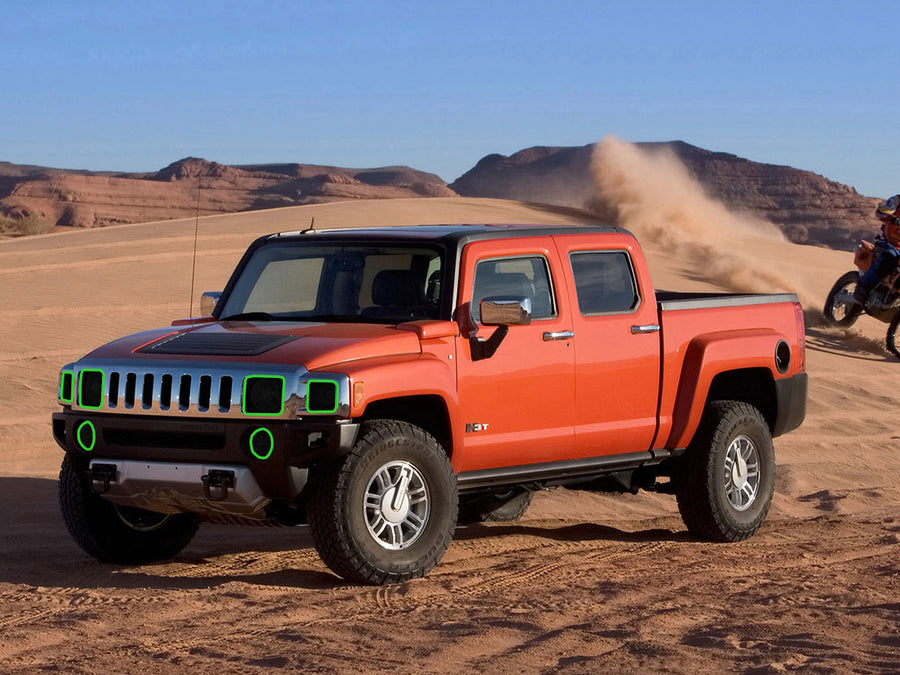 hummer h3t 2009-2010 Headlight Tint Location