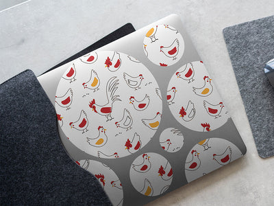 hungry ladies bird DIY Laptop Stickers