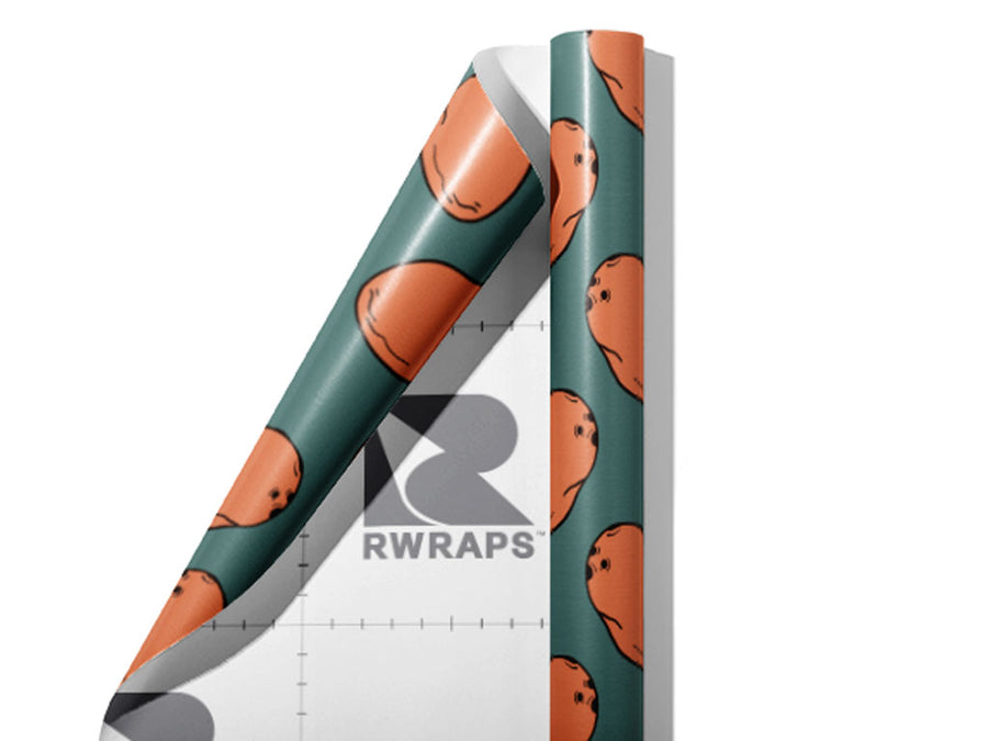 Hungry OHenry Vegetable Wrap Film Sheets~Rwraps Series 914 Hungry OHenry Vegetable Scrolled Sheet~3