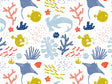 Hunter Delight Marine Life Vinyl Wrap Pattern~Rwraps Series 914 Digitally Printed Vinyl Wrap~0