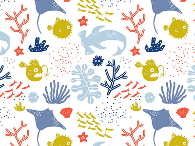 Hunter Delight Marine Life Vinyl Wrap Pattern~Rwraps Series 914 Digitally Printed Vinyl Wrap~0