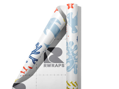 Hunter Delight Marine Life Wrap Film Sheets~Rwraps Series 914 Hunter Delight Marine Life Scrolled Sheet~3