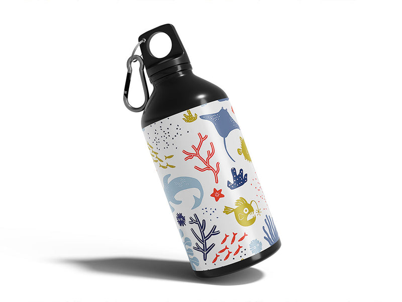 hunter delight salt water Water Bottle DIY Stickers