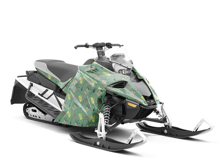 Hunter Gear Gardening Custom Wrapped Snowmobile