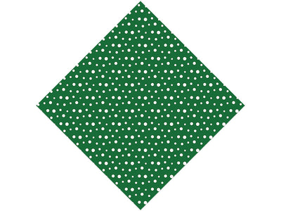 Hunter Green Polka Dot Vinyl Wrap Pattern