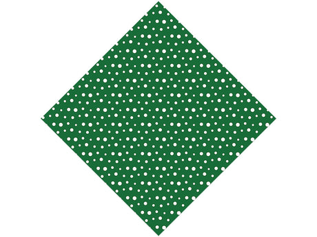 Hunter Green Polka Dot Vinyl Wrap Pattern
