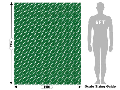 Hunter Green Polka Dot Vehicle Wrap Scale~Rwraps Series 914 Hunter Green Polka Dot Measurements~1