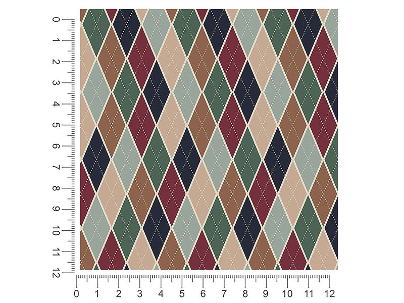hunting ground argyle 1ft x 1ft Craft Sheets