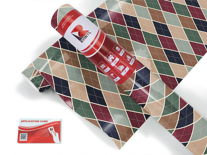 hunting ground argyle Craft Vinyl Roll