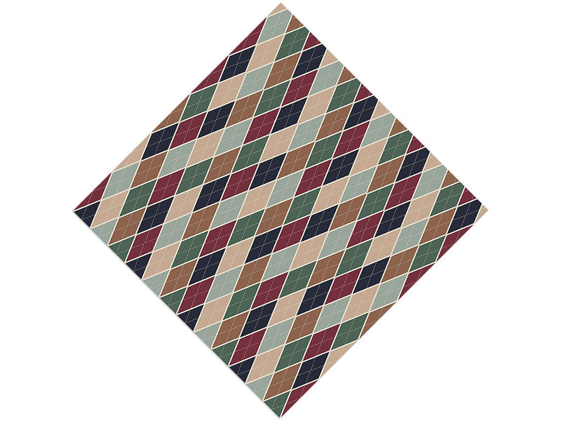 Hunting Ground Argyle Vinyl Wrap Pattern