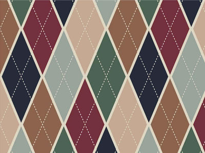 Hunting Ground Argyle Vinyl Wrap Pattern~Rwraps Series 914 Digitally Printed Vinyl Wrap~0