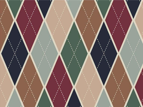 Hunting Ground Argyle Vinyl Wrap Pattern~Rwraps Series 914 Digitally Printed Vinyl Wrap~0