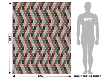 Hunting Ground Argyle Vehicle Wrap Scale~Rwraps Series 914 Hunting Ground Argyle Measurements~1