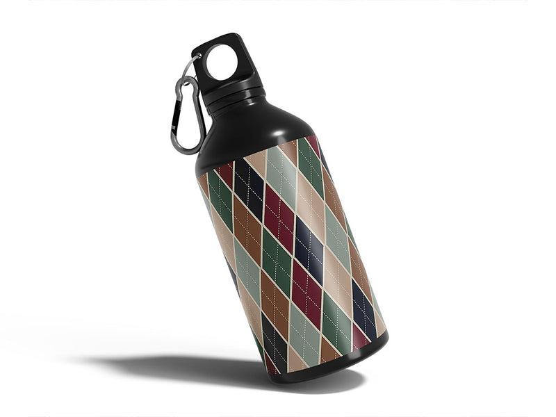 hunting ground argyle Water Bottle DIY Stickers