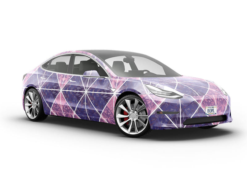 Hyacinth Tile Vehicle Vinyl Wrap
