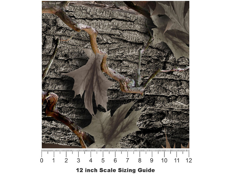 Hybrid  Camouflage Vinyl Film Pattern Size 12 inch Scale~Rwraps Hybrid  Camouflage Sizing Chart~2